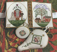 Salem Scenes Needlebook, Scissor Keep & Fob