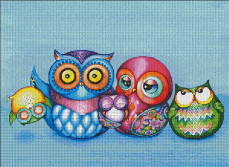 Crazy Wonderful Owl Family