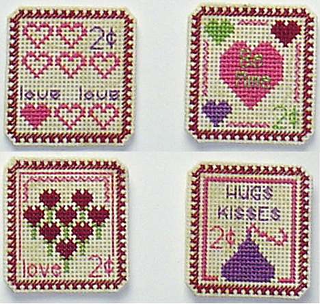 Holiday Stamps - Valentine's Day 2 Cent