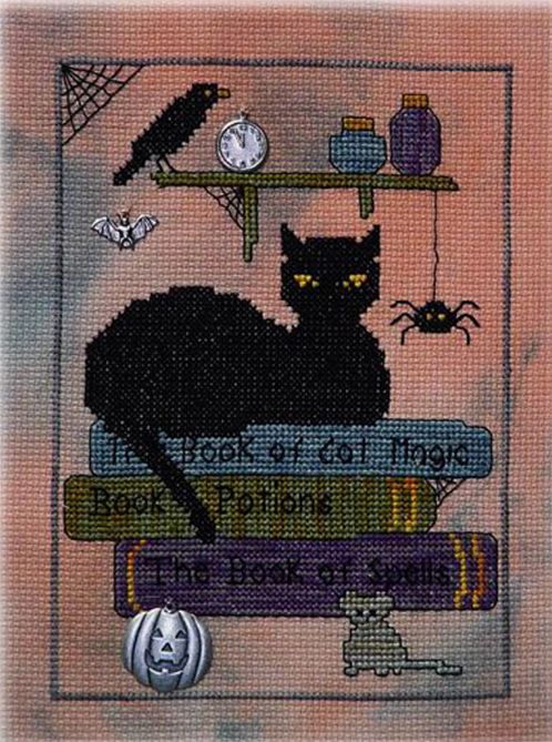 Halloween Library Cat