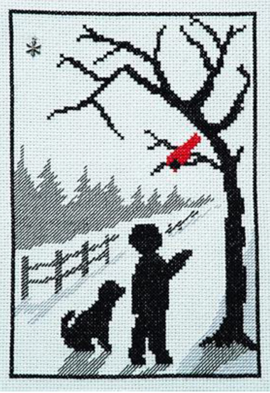 Winter Silhouette - Cardinal Walk