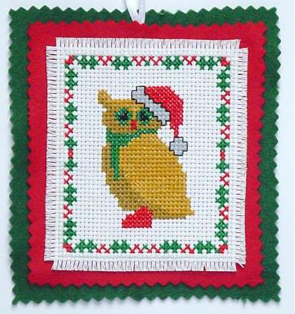 Woodland Christmas Ornaments - Christmas Owl