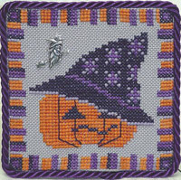 Pumpkin with Witch's Hat