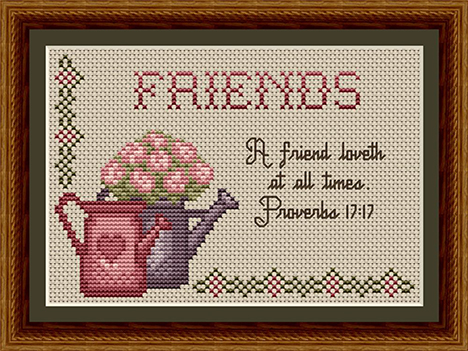 Bible Verse Pattern: Friends