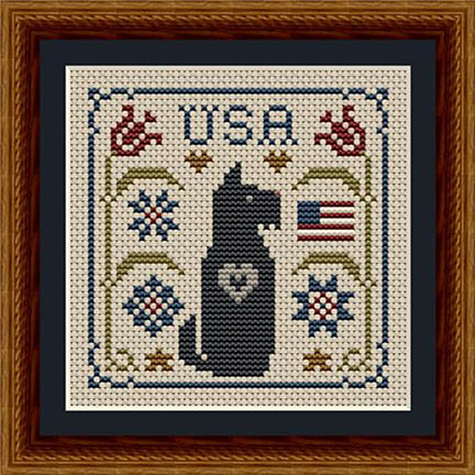 Dog Days: Scottie Patriotic USA