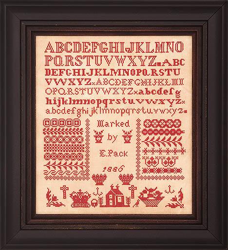 Emma Pack 1886 -Bristol  Orphanage Sampler