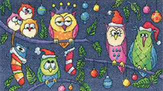 Birds of a Feather - Christmas Owls