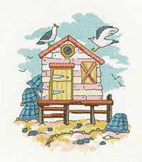 Pink Beach Hut Kit