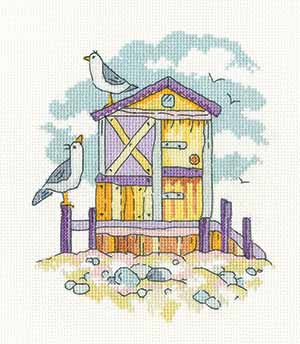 Yellow Beach Hut  - By The Sea Kit