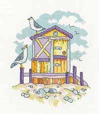 Yellow Beach Hut  - By The Sea Kit