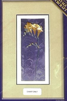 Blue Flower Panels - Fressia