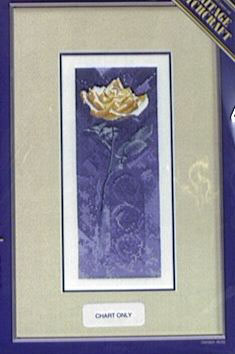 Blue Flower Panel - Rose