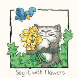 Cats Rule - Say It With Flowers