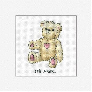 It's A Girl Greeting Cards (Pack of 3)