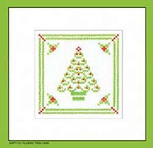 Holly Greeting Cards - Filagree Tree Cards Kit