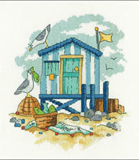 Blue Beach Hut - By The Sea Kit