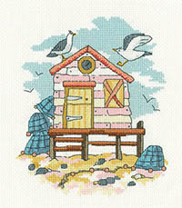 Pink Beach Hut - By The Sea Kit