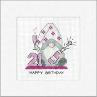 21st Birthday Pink Greeting Cards Kit