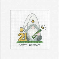 21st Birthday Green Greeting Cards Kit