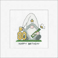 80th Birthday Green Greeting Cards Kit