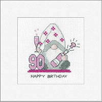 90th Birthday Pink Greeting Cards Kit