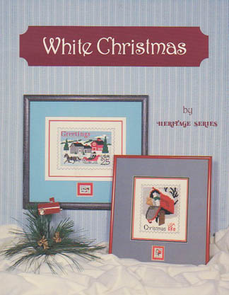 White Christmas Stamps