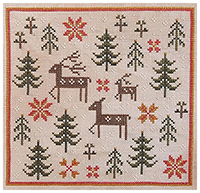 Winter Woodland Star & Sampler