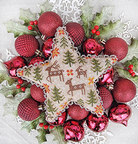 Winter Woodland Star & Sampler