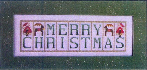 Phrase Mini Block - Merry Christmas