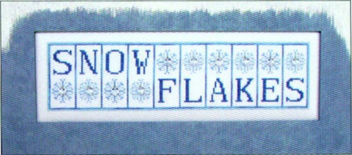 Jelly Mini BLock - Snow Flakes