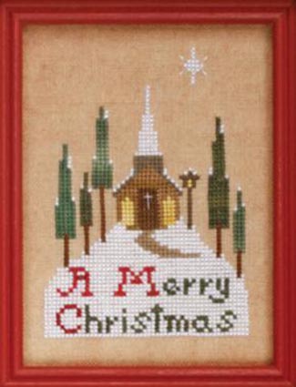 Vintage Greeting: A Merry Christmas