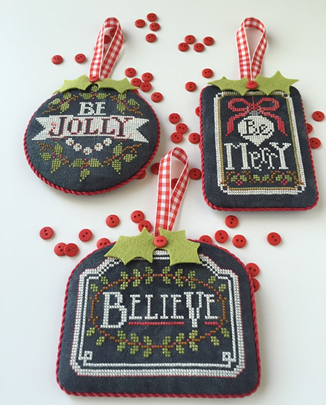 Chalkboard Ornaments Christmas Collection Part 1