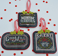 Chalkboard Ornaments Christmas Part 2