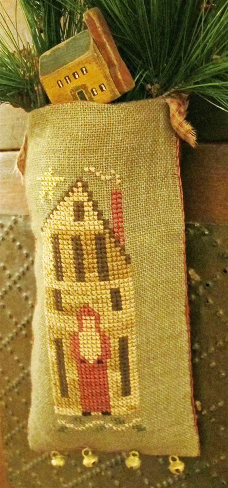 Christmas House Hanging Pouch