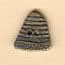 Olde Brass Bee Skep Homespun Elegance Button