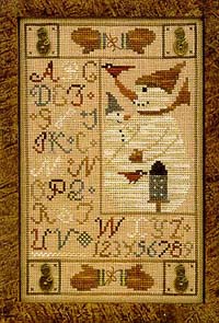 Snowman Button Sampler