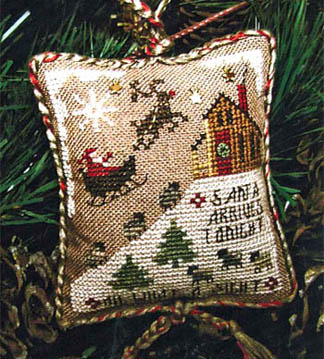 2009 Santa Ornament - Santa Arrives Tonight