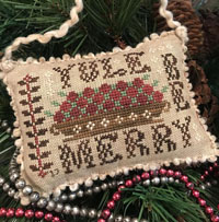 2017 Sampler Ornament - Yule Be Merry
