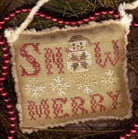 2016 Snowman Ornament - Snow Merry II