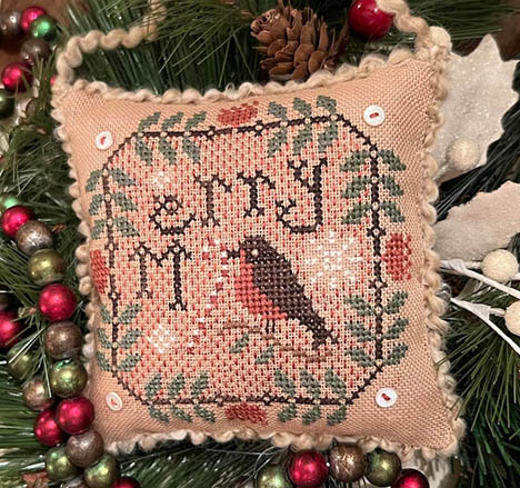 2023 Be Merry Birdie Sampler Ornament