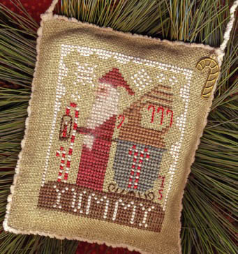 2015 Santa Ornament - Delivering Yummies 