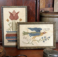 Fraktur Bird & Bouquet