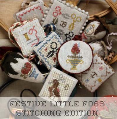 Festive Little Fobs 1: Stitching Edition
