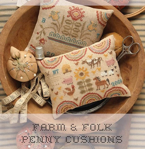 Farm & Folk Penny Cushions
