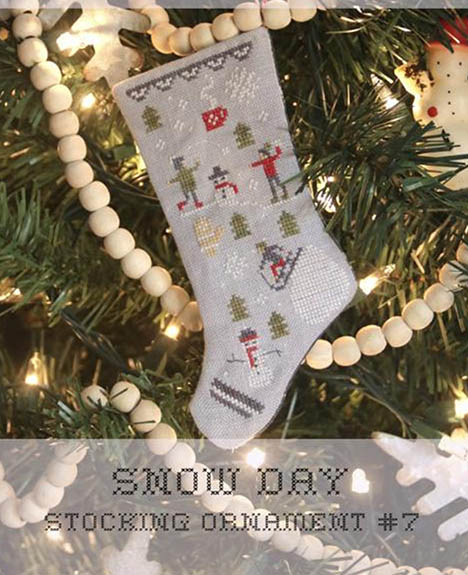 Snow Day  Stocking Ornament #7