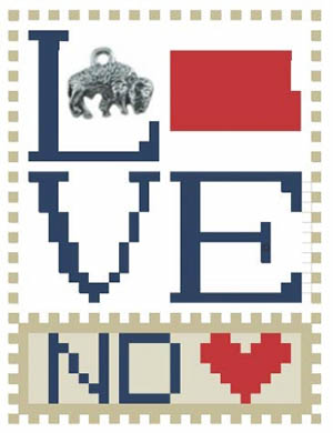 Love Bits States - Love North Dakota