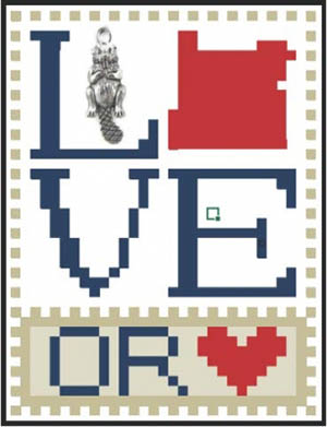 Love Bits States - Love Oregon