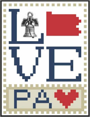 Love Bits States - Love Pennsylvania
