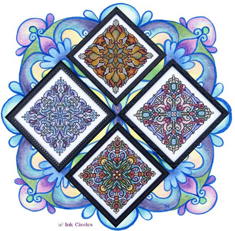 Four Seasonal Mandalas