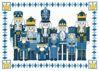 Nutcrackers in Blue